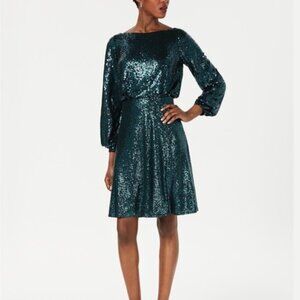 Tadashi Shoji Juno Sequin Lace Back Dress